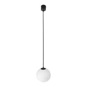 Tk Lighting Martin 4910 lampa wisząca zwis ball kula szklany klosz 1x6W G9 czarna/biała - wysyłka w 24h