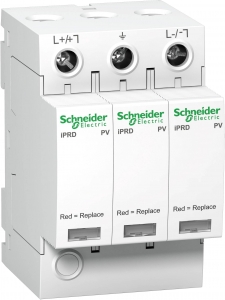 Ogranicznik przepięć PV T2 (C) Schneider A9L40281 3P 1000V 15/40kA iPRD-DC40r-T2-3-1000 ze stykiem sygnalizacyjnym - wysyłka w 24h