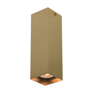 Italux Ander CLN-28394-M-GD plafon lampa sufitowa spot nowoczesny metalowy kwadrat 1x10W GU10 złoty