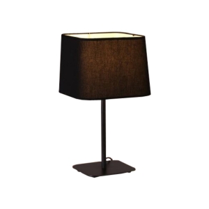 Light Prestige Marbella LP-332/1T BK lampa stołowa lampka klasyczna vintage abażur materiałowy 1x60W E27 czarna