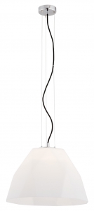 Lampa wisząca zwis geometryczny klosz Argon Barbados 1x60W E27 biała 3251 - wysyłka w 24h