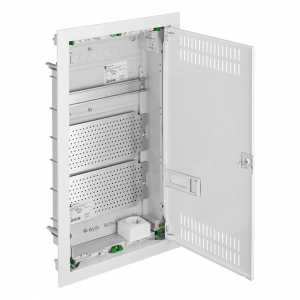 Rozdzielnica multimedialna PT MSF RP 3x12 IP30 Elektro-Plast Nasielsk 2013-00 drzwi stalowe białe 2 płyty montażowe + szyna DIN + gniazdo 16A 2P+Z - wysyłka w 24h