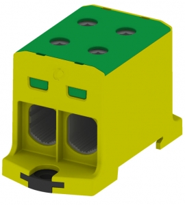 Złączka szynowa 2-przewodowa 6-95mm2 żółto-zielona T022095.YG 89735009 Simet - WYPRZEDAŻ. OSTATNIE SZTUKI! - wysyłka w 24h