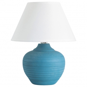Lampa lampka stołowa Rabalux Molly 1x40W E14 niebieski/biały 4392 - wysyłka w 24h