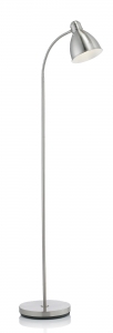 Lampa podłogowa stojąca Markslojd Nitta 1x60W E27 srebrny 104842 - wysyłka w 24h
