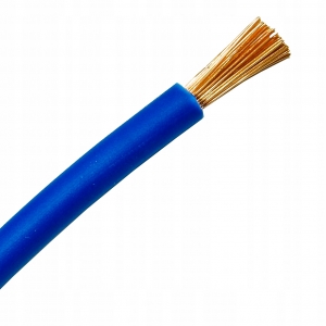 Przewód LgY 1x6mm2 niebieski 1m = 1szt. jednożyłowy linka 450/750V H07V-K odwijany z bębna - wysyłka w 24h