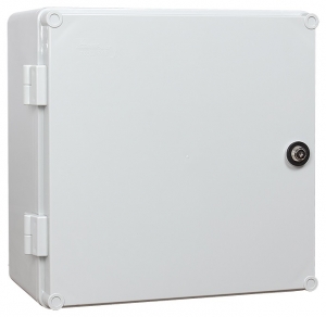 Obudowa hermetyczna Elektro-Plast Opatówek Unibox Uni-0 43.0 natynkowa z płytą montażową 300x300x160mm IP65 drzwi szare z zamkiem - wysyłka w 24h
