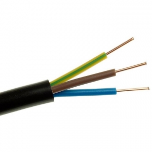 Kabel ziemny YKY 3x2,5mm2 miedziany 1m = 1szt. elektroenergetyczny 06/1kV czarny odwijany z bębna - wysyłka w 24h