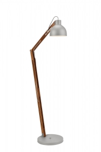 Lamkur Marcello 34638 lampa stojąca podłogowa 1x60W E27 brązowa/srebrna - wysyłka w 24h
