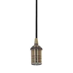 Italux Atrium DS-M-036 ANTIQUE BRASS lampa wisząca zwis 1x60W E27 antyczny brąz - SPRAWDŹ RABAT W KOSZYKU! - wysyłka w 24h