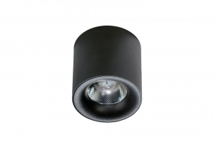 Azzardo Mane AZ4153 plafon lampa oprawa sufitowa natynkowa tuba spot 1x20W LED 3000K czarny - wysyłka w 24h
