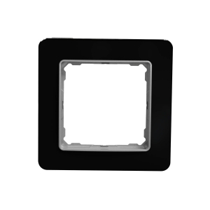Ramka pojedyncza Schneider Sedna Elements SDD361801 szkło czarne Design & Elements - wysyłka w 24h