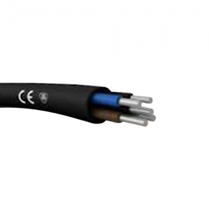 Kabel ziemny YAKXS 5x25mm2 aluminiowy 1m = 1szt. elektroenergetyczny 06/1kV czarny odwijany z bębna - wysyłka w 24h