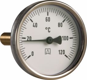 Termometr bimetaliczny Afriso 63801 BiTh 63 fi63mm, 0÷120°C, L 40 mm, G1/2'' ax - WYPRZEDAŻ. OSTATNIE SZTUKI. - wysyłka w 24h