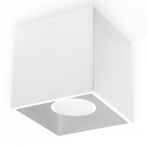 Plafon lampa sufitowa downlight Sollux Quad 1 1x40W GU10 biały SL.0027 - wysyłka w 24h
