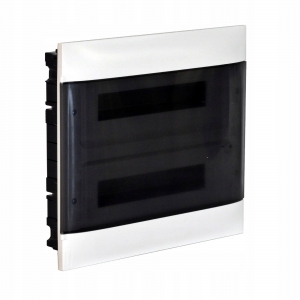 Rozdzielnica podtynkowa 2x12 IP40 Legrand Practibox S PT 135372 650°C biała drzwi transparentne - wysyłka w 24h