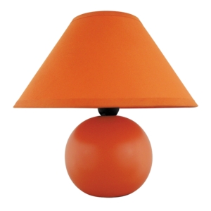 Lampa stołowa lampka Rabalux Ariel 1x40W E14 pomarańczowa 4904