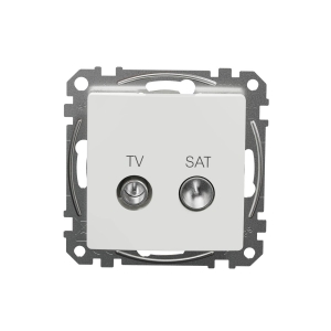 Gniazdo TV/SAT Schneider Sedna Design SDD111471S końcowe 4dB białe Design & Elements - wysyłka w 24h