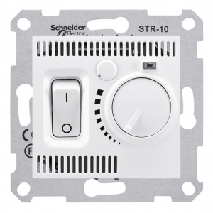 Regulator temperatury Schneider Sedna SDN6000121 termostat biały - WYPRZEDAŻ. OSTATNIE SZTUKI! - wysyłka w 24h