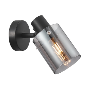 Italux Sardo SPL-5581-1-BK-SG kinkiet lampa ścienna 1x40W E14 dymiony/czarny - wysyłka w 24h