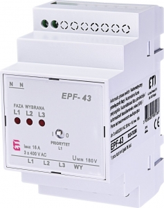 Automatyczny przełącznik faz 16A 1Z EPF-43 Eve ETI Polam 002470280 - wysyłka w 24h