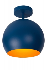Lucide Bink 45150/01/35 plafon lampa sufitowa 1x40W E27 niebieski - wysyłka w 24h