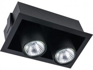 Oczko Nowodvorski Eye Mod 8940 lampa sufitowa oprawa downlight 2X35W GU10 czarne - wysyłka w 24h