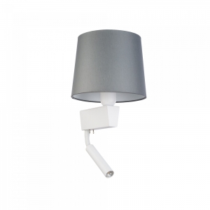 Nowodvorski Chillin 8215 kinkiet lampa ścienna 1x40W E27 + 1x10W G9 biała - wysyłka w 24h