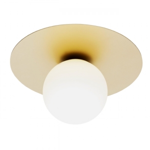 Argon Spello 8262 plafon lampa sufitowa 1x7W E14 złoty/opal mat - wysyłka w 24h