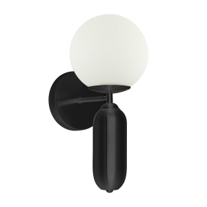 Italux Aldeva WL-02340-1-BK kinkiet lampa ścienna 1x40W E27 biały/czarny - wysyłka w 24h