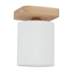 Spot Light Jenta 8512174 plafon lampa sufitowa 1x25W E27 drewno/biały - wysyłka w 24h