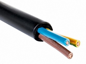 Kabel ziemny YKY 3x10mm2 miedziany 1m = 1szt. elektroenergetyczny 06/1kV czarny odwijany z bębna - wysyłka w 24h