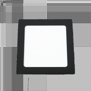Eco Light EC20287 oczko lampa wpuszczana downlight kwadrat 1x12W LED 4000K 800lm czarne/mleczne
