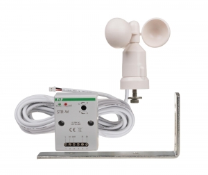 Sterownik siły wiatru F&F STR-W 100÷265V AC IP20 natablicowy z zewnętrznym anemometrem IP65 - wysyłka w 24h