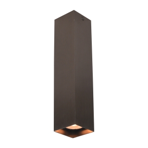Italux Ander CLN-28394-L-BRO plafon lampa sufitowa spot nowoczesny metalowy kwadrat 1x10W GU10 brązowy
