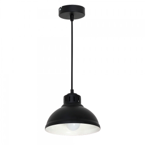 Lampa wisząca zwis żyrandol Luminex Sven 1x60W E27 czarny 9081 - wysyłka w 24h