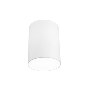 Klimatyczny plafon lampa oprawa sufitowa Nowodvorski Cameron White 1x25W E27 biały okrągły abażur 9685  - wysyłka w 24h