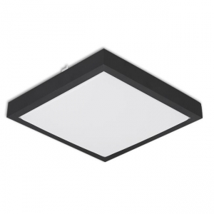 LVT Solen 3726 plafon lampa sufitowa z mikrofalowym czujnikiem ruchu PIR 2x40W E27 czarny - wysyłka w 24h