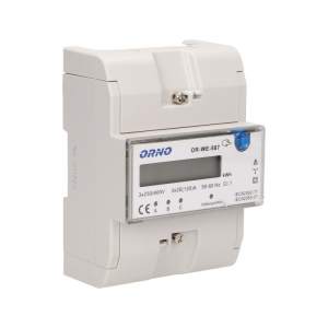 Wskaźnik zużycia energii elektrycznej 3-fazowy 3x20 /120A 3x230/V wyświetlacz LCD OR-WE-507 Orno - wysyłka w 24h