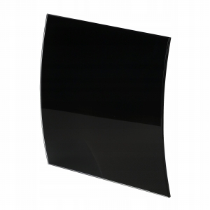 Panel dekoracyjny Awenta PEGB100P do korpusu wentylatora Escudo Glass fi100mm czarny połysk - wysyłka w 24h
