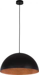 Sigma Sfera 35 30144 lampa wisząca zwis 1x60W E27 czarny / miedź - wysyłka w 24h