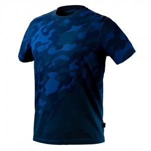 T-shirt roboczy Topex Neo 81-603-M Camo Navy, rozmiar M niebieski - WYPRZEDAŻ. OSTATNIE SZTUKI! - wysyłka w 24h
