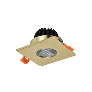 Azzardo Clean AZ5990 oczko lampa wpuszczana downlight IP44 podtynkowe kwadrat 1x7W LED 3000-4000-6000K 420 lm złote