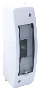 Rozdzielnica natynkowa Elektro-Plast RNTO-2 4.1 1x2 bez PEN IP42 biała drzwi transparentne - wysyłka w 24h