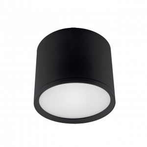 Struhm Rolen 03781 plafon okrągły tuba lampa sufitowa spot 12x9cm  10W LED 4100K 1180lm czarny - wysyłka w 24h
