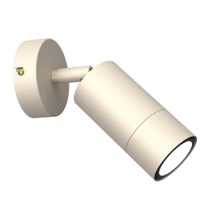 Luminex Link 9526 kinkiet lampa ścienna spot nowoczesny reflektor tuba metalowy 1x8W GU10 beżowy