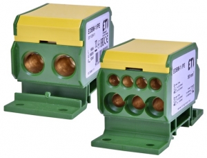 Blok rozdzielczy ETI Polam 001102411 160A (2x4-50mm2/3x2,5-25mm2+4x2,5-16mm2) żółto-zielony EDBM-1/PE - wysyłka w 24h