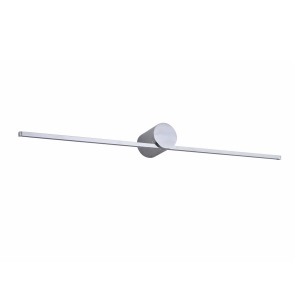 Light Prestige Modern Slim LP-777/1W L CH kinkiet lampa ścienna 1x8W LED 3000K IP44 srebrny - wysyłka w 24h