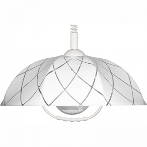 Lampa wisząca zwis żyrandol Luminex Kuchnia 1x60W E27 biały 5288