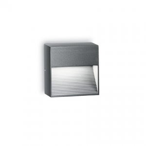 Kinkiet lampa ścienna zewnętrzna Ideal Lux Down AP1 1x28W G9 antracyt 122045 - wysyłka w 24h